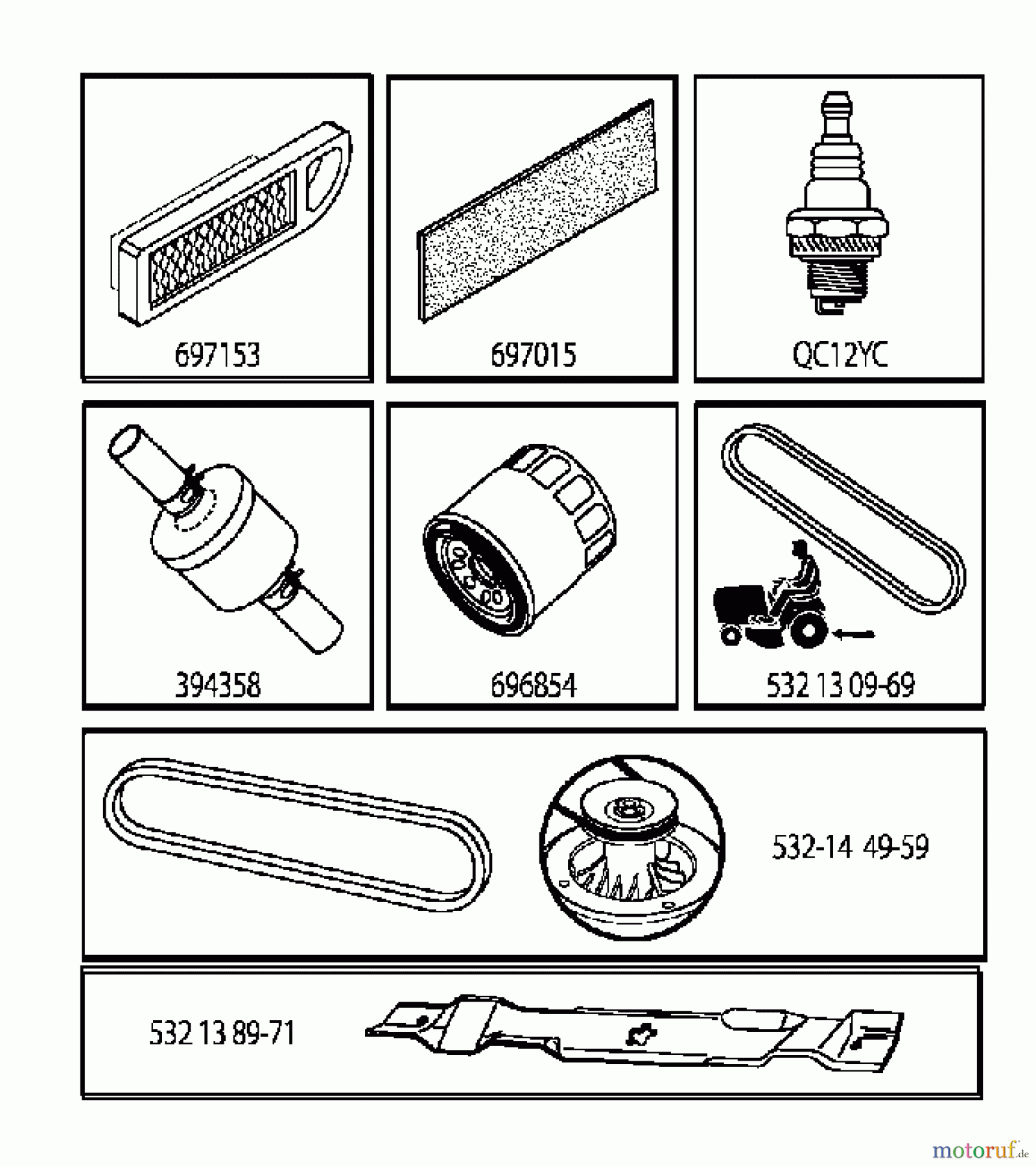 Jonsered Rasen  und Garten Traktoren LT2218 A (96041010500) - Jonsered Lawn & Garden Tractor (2009-01) FREQUENTLY USED PARTS