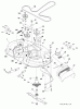 Jonsered LT2218 A (96041010502) - Lawn & Garden Tractor (2010-03) Ersatzteile MOWER DECK / CUTTING DECK
