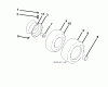 Jonsered LT2218 A (96041010502) - Lawn & Garden Tractor (2010-03) Ersatzteile WHEELS TIRES