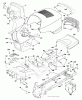 Jonsered LT2218 A2 (96041003900) - Lawn & Garden Tractor (2007-04) Ersatzteile CHASSIS ENCLOSURES
