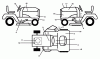 Jonsered LT2218 A2 (96041003900) - Lawn & Garden Tractor (2007-04) Ersatzteile DECALS