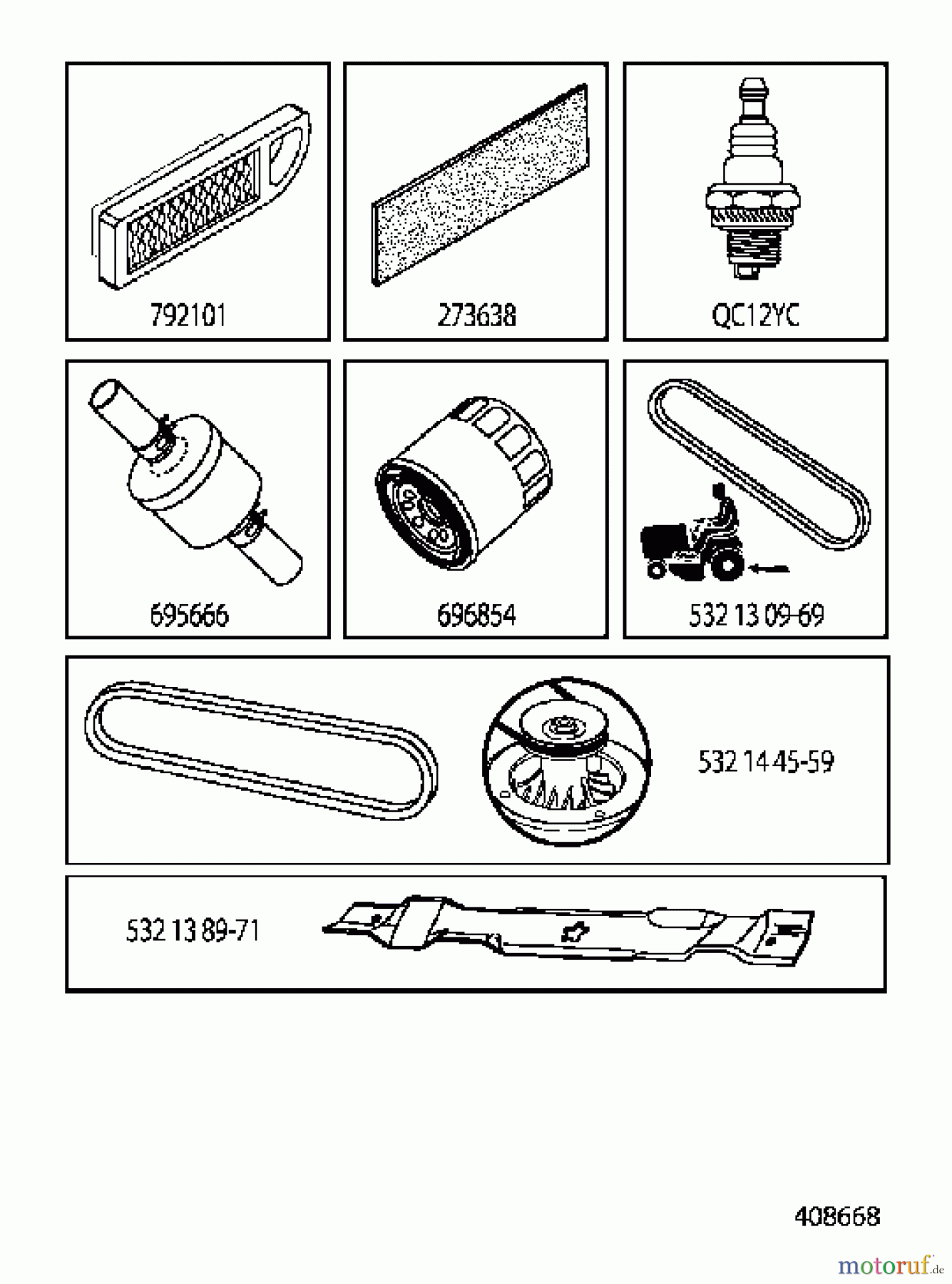 Jonsered Rasen und Garten Traktoren LT2218 A2 (96041003900) - Jonsered Lawn & Garden Tractor (2007-04) FREQUENTLY USED PARTS