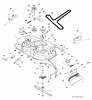 Jonsered LT2218 A2 (96041003902) - Lawn & Garden Tractor (2008-02) Ersatzteile MOWER DECK / CUTTING DECK