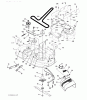 Jonsered LT2218 A2 (96041010900) - Lawn & Garden Tractor (2009-02) Ersatzteile MOWER DECK / CUTTING DECK