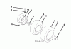 Jonsered LT2218 A2 (96041010901) - Lawn & Garden Tractor (2010-02) Ersatzteile WHEELS TIRES