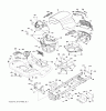 Jonsered LT2218 A2 (96041010902) - Lawn & Garden Tractor (2010-11) Ersatzteile CHASSIS ENCLOSURES