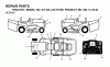 Jonsered ICT16A (JICTH16F, 954130042) - Lawn & Garden Tractor (2001-02) Ersatzteile DECALS