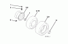 Jonsered LT2218 CMA (96061021900) - Lawn & Garden Tractor (2010-02) Ersatzteile WHEELS TIRES