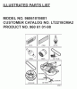 Jonsered LT2218 CMA2 (96061019801) - Lawn & Garden Tractor (2007-07) Ersatzteile FREQUENTLY USED PARTS