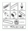 Jonsered LT2223 A2 (96041004002) - Lawn & Garden Tractor (2008-01) Ersatzteile FREQUENTLY USED PARTS