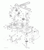 Jonsered LT2223 A2 (96041004002) - Lawn & Garden Tractor (2008-01) Ersatzteile MOWER DECK / CUTTING DECK