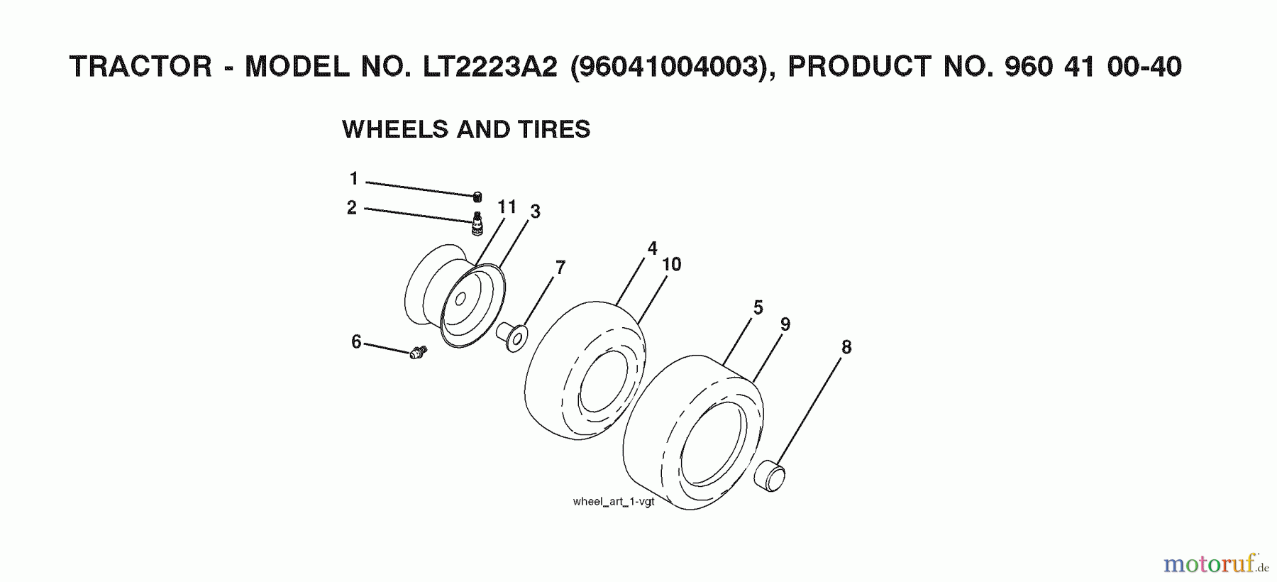  Jonsered Rasen  und Garten Traktoren LT2223 A2 (96041004003) - Jonsered Lawn & Garden Tractor (2008-01) DECALS #2