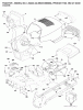 Jonsered LT2223 A2 (96041006000) - Lawn & Garden Tractor (2007-04) Ersatzteile CHASSIS ENCLOSURES