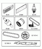 Jonsered LT2223 A2 (96041011000) - Lawn & Garden Tractor (2009-01) Ersatzteile FREQUENTLY USED PARTS