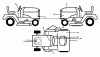 Jonsered LT2320 A2 (96041030000) - Lawn & Garden Tractor (2012-10) Ersatzteile DECALS
