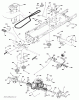 Jonsered LT2223 A2 (96041011003) - Lawn & Garden Tractor (2010-08) Ersatzteile DRIVE