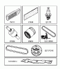 Jonsered LT2223 A2 (96041011003) - Lawn & Garden Tractor (2010-08) Ersatzteile FREQUENTLY USED PARTS