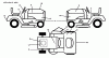 Jonsered LT2223 A2 (96041014403) - Lawn & Garden Tractor (2012-02) Ersatzteile DECALS