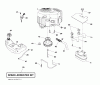 Jonsered LT2223 A2 (96041014403) - Lawn & Garden Tractor (2012-02) Ersatzteile ENGINE