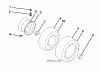 Jonsered LT2223 A2 (96041014403) - Lawn & Garden Tractor (2012-02) Ersatzteile WHEELS TIRES