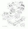 Jonsered LT2223 A2 (96041014700) - Lawn & Garden Tractor (2009-04) Ersatzteile CHASSIS ENCLOSURES
