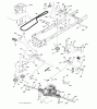 Jonsered LT2223 A2 (96041014700) - Lawn & Garden Tractor (2009-04) Ersatzteile DRIVE