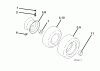 Jonsered LT2223 CMA2 (96061020002) - Lawn & Garden Tractor (2007-09) Ersatzteile WHEELS TIRES