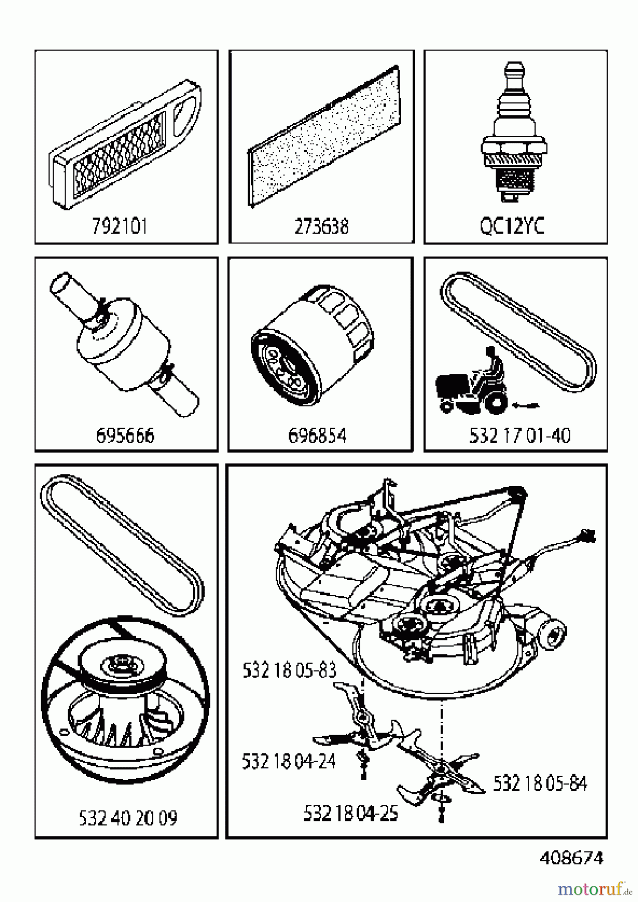 Jonsered Rasen und Garten Traktoren LT2223 CMA2 (96061020003) - Jonsered Lawn & Garden Tractor (2009-04) FREQUENTLY USED PARTS