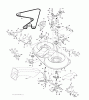Jonsered LT2223 CMA2 (96061020003) - Lawn & Garden Tractor (2009-04) Ersatzteile MOWER DECK / CUTTING DECK
