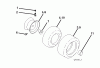 Jonsered LT2223 CMA2 (96061020003) - Lawn & Garden Tractor (2009-04) Ersatzteile WHEELS TIRES