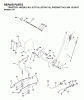 Jonsered ICT17A (JICTH17A, 954130067) - Lawn & Garden Tractor (2002-02) Ersatzteile MOWER LIFT / DECK LIFT