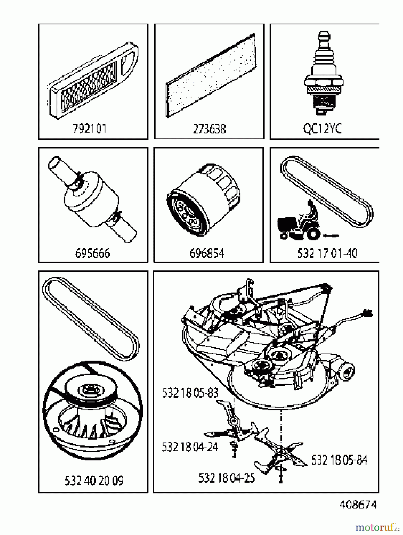  Jonsered Rasen  und Garten Traktoren LT2223 CMA2 (96061024300) - Jonsered Lawn & Garden Tractor (2009-01) FREQUENTLY USED PARTS