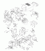 Jonsered LT2223 CMA2 (96061026801) - Lawn & Garden Tractor (2010-08) Ersatzteile CHASSIS ENCLOSURES