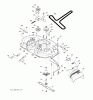 Jonsered LT2226 A2 (96041014500) - Lawn & Garden Tractor (2009-04) Ersatzteile MOWER DECK / CUTTING DECK