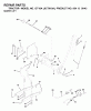 Jonsered ICT18A (JICTH18A, 954130043) - Lawn & Garden Tractor (2000-03) Ersatzteile MOWER LIFT / DECK LIFT
