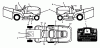 Jonsered LT2316 CMA2 (96051000600) - Lawn & Garden Tractor (2011-03) Ersatzteile DECALS
