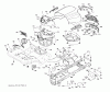 Jonsered LT2317 A2 (96041026100) - Lawn & Garden Tractor (2011-09) Ersatzteile CHASSIS ENCLOSURES