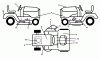 Jonsered LT2317 A2 (96041026100) - Lawn & Garden Tractor (2011-09) Ersatzteile DECALS