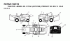 Jonsered ICT18A (JICTH18B, 954130043) - Lawn & Garden Tractor (2001-02) Ersatzteile DECALS