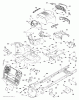 Jonsered LT2317 CMA (96051000500) - Lawn & Garden Tractor (2011-03) Ersatzteile CHASSIS ENCLOSURES