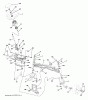 Jonsered LT2317 CMA (96051000500) - Lawn & Garden Tractor (2011-03) Ersatzteile STEERING