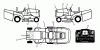 Jonsered LT2317 CMA (96051002102) - Lawn & Garden Tractor (2012-08) Ersatzteile DECALS