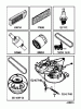 Jonsered LT2317 CMA2 (96051004300) - Lawn & Garden Tractor (2012-01) Ersatzteile ACCESSORIES