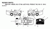 Jonsered ICT18A (JICTH18C, 954130043) - Lawn & Garden Tractor (2001-02) Ersatzteile DECALS