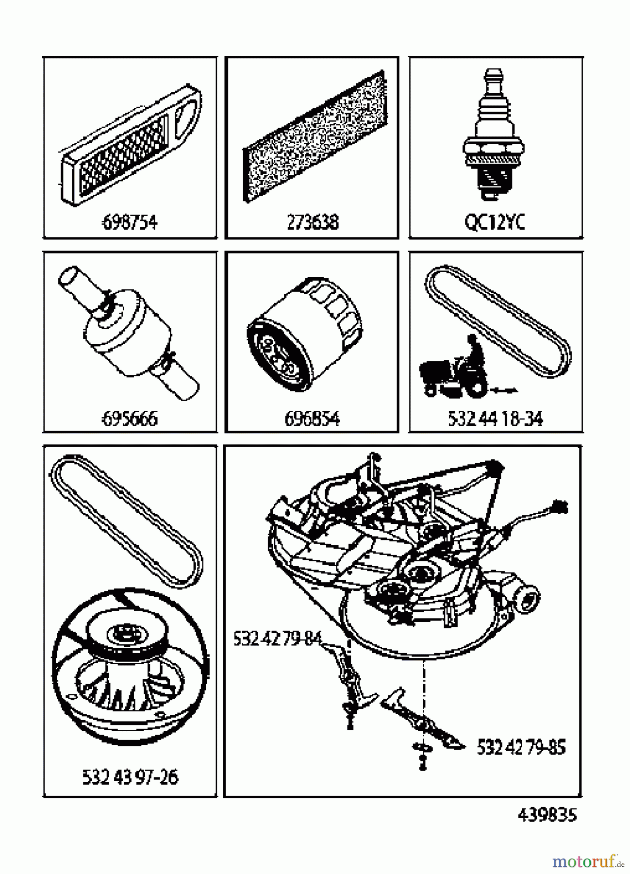 Jonsered Rasen und Garten Traktoren LT2317 CMA2 (96051004400) - Jonsered Lawn & Garden Tractor (2012-01) ACCESSORIES