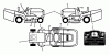 Jonsered LT2317 CMA2 (96051008000) - Lawn & Garden Tractor (2012-09) Ersatzteile DECALS
