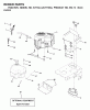 Jonsered ICT18A (JICTH18C, 954130043) - Lawn & Garden Tractor (2001-02) Ersatzteile ENGINE CUTTING EQUIPMENT