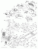 Jonsered LT2318 CMA2 (96051004500) - Lawn & Garden Tractor (2012-02) Ersatzteile CHASSIS ENCLOSURES