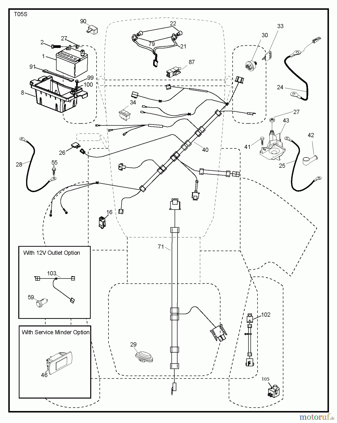 Jonsered Rasen  und Garten Traktoren LT2320 A2 (96041034700) - Jonsered Lawn & Garden Tractor (2013-06) ELECTRICAL