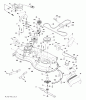 Jonsered LT2320 A2 (96041030000) - Lawn & Garden Tractor (2012-10) Ersatzteile MOWER DECK / CUTTING DECK